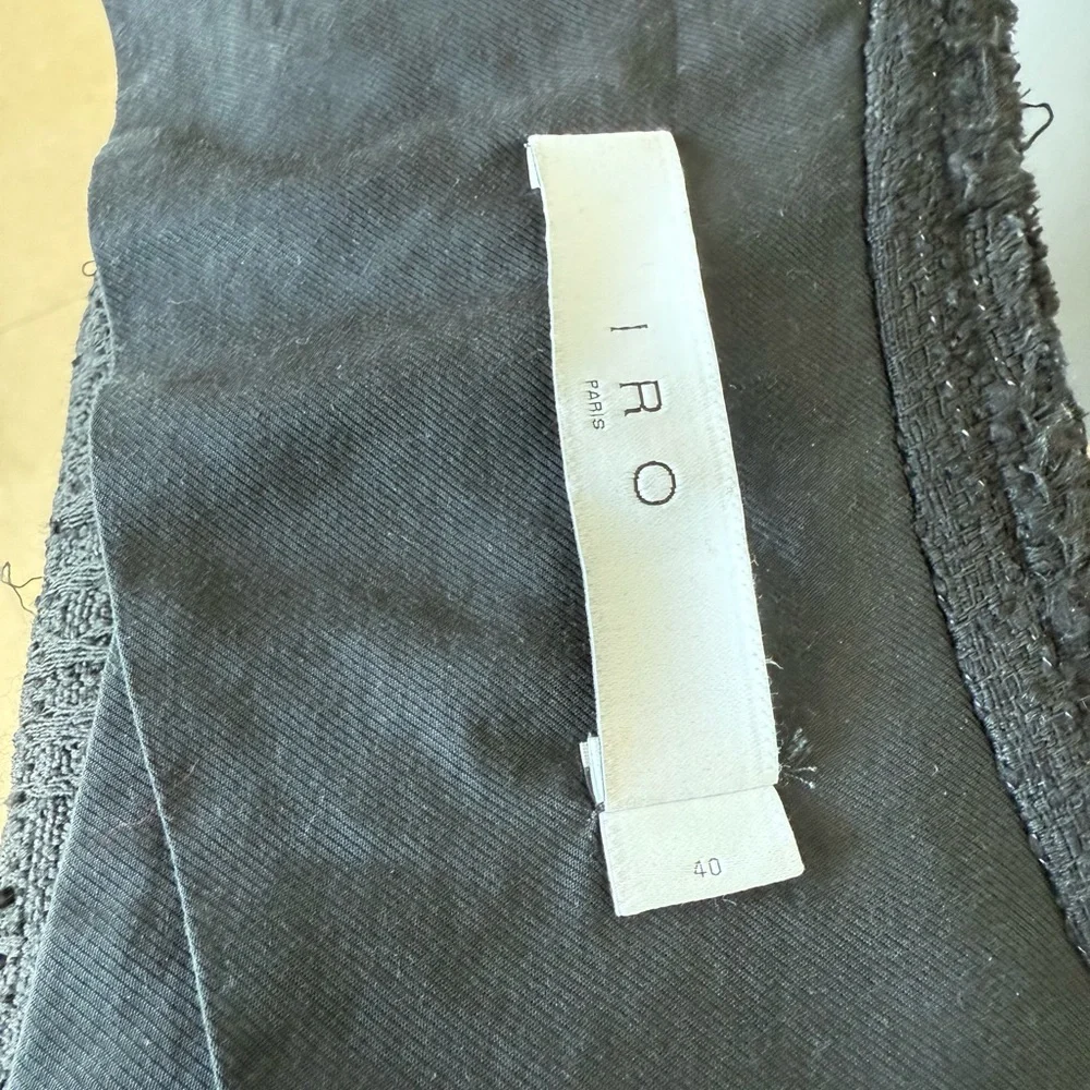 IRO Textured Black Women's Blazer - Picture 8 of 8